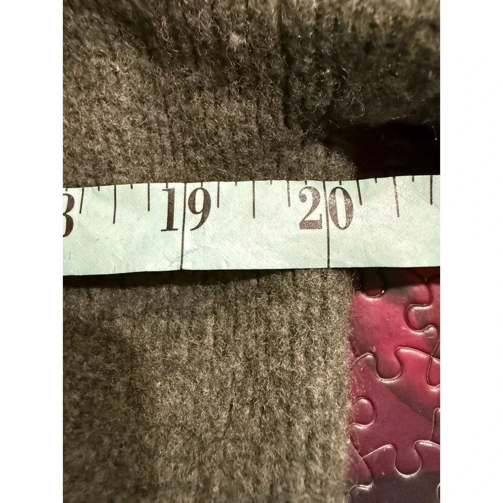 Zadig Voltaire‎ Merino Wool Sweater Green Mock Neck ZADDICTED Pink Logo Size S